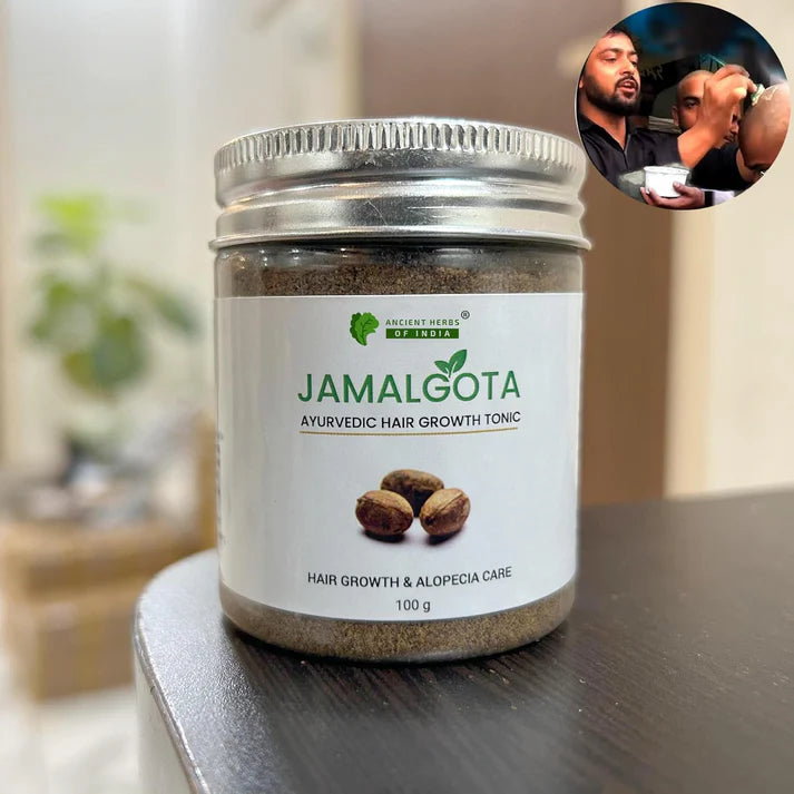 Jamalgota Powder for Hair Growth, Natural Skin & Hair Solution ( Pack Of 2 )